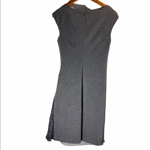 NWT**SUZI CHIN Gray Dress**US 6**$155 - Picture 7 of 8